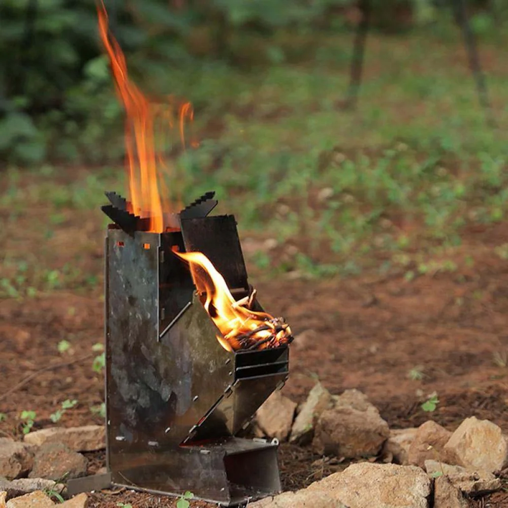 Stainless Steel Rocket Stove Stainless Steel Rocket Stove